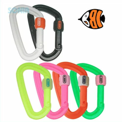 SONIA/BBC(ソニア/ビービーシー) YKKカラーカラビナ 大(シリコンロック付)ダイビング バッグ キーホルダー