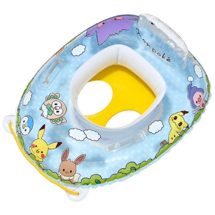 樂天商城 - IGARASHI（イガラシ） AGE-MBB モンポケベビーボート 足入れ浮き輪 float POCKET MONSTERS ポケモン monpoke ポケモン ピカチュー