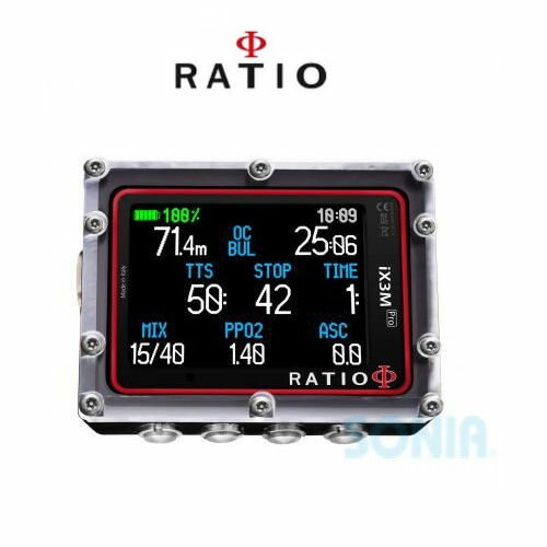 RATIO（レシオ） FL1105 iX3M Pro Easy アイ・エックス・スリー・エム・プロ・イージー ダイブコンピューター