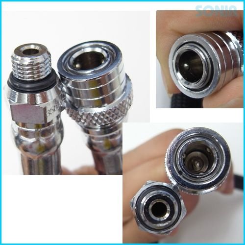 ソニアのAQUALUNG（アクアラング） BC中圧ホース（55/63/69/84cm/エアソース3用）フレックスタイプ Low Pressure Hose｜アングル2