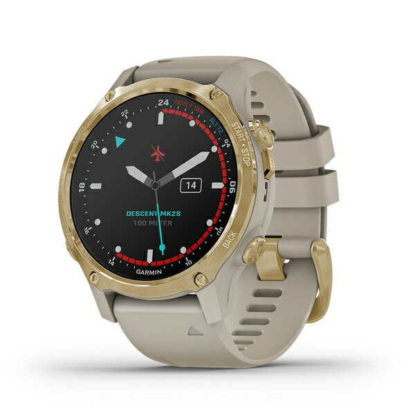 GARMIN（ガーミン） FL1420 010-02403-50 ディーセント マーク2S Descent Mk2S Light Sand Gold ダイブコンピューター DESCENT ダイビング 時計