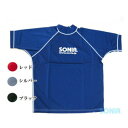送料無料 SONIA(ソニア) 【フェイサー】 ラッシュガード 半袖【ロゴ有】 男女兼用3L メンズ レディース おおきい