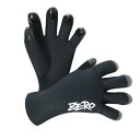 ZERO（ゼロ） TG-551 Tα サーモグローブ 5J/SCS Ti-α（5mm／5本指）ダイビング 暖かい 手袋 メンズ レディース