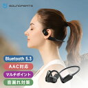 SOUNDPEATS RunFree Lite2 ワイヤレスイヤホン Bluetooth5.3 空気伝導式 オープンイヤー イヤホン 16.2mm大型ドライバー 高音質 指向性出音孔 音漏れ対策 マイク付き マルチポイント 15時間連続再生 クリアな通話 耳を塞がない 耳掛け式 軽量 快適な装着 IPX4防水 イヤホン