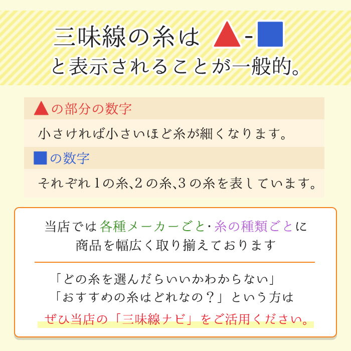 【メール便対応】【当店オススメ！】ナイロン　13-3　民謡・長唄用三味線3の糸(絃・弦)　丸三ハシモト　極上寿糸　5本入 2