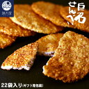 巨石せんべい ギフト包装 1袋 2枚×22袋入り( 米菓 せんべい 煎餅 堅焼き ギフト お土産 ご当地 暑中見舞い お年賀 足利 名菓 )