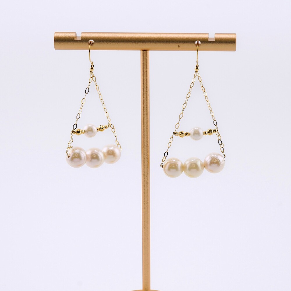 樂天商城 - K18 アコヤ真珠 フックピアス K18 Pearl Pierce
