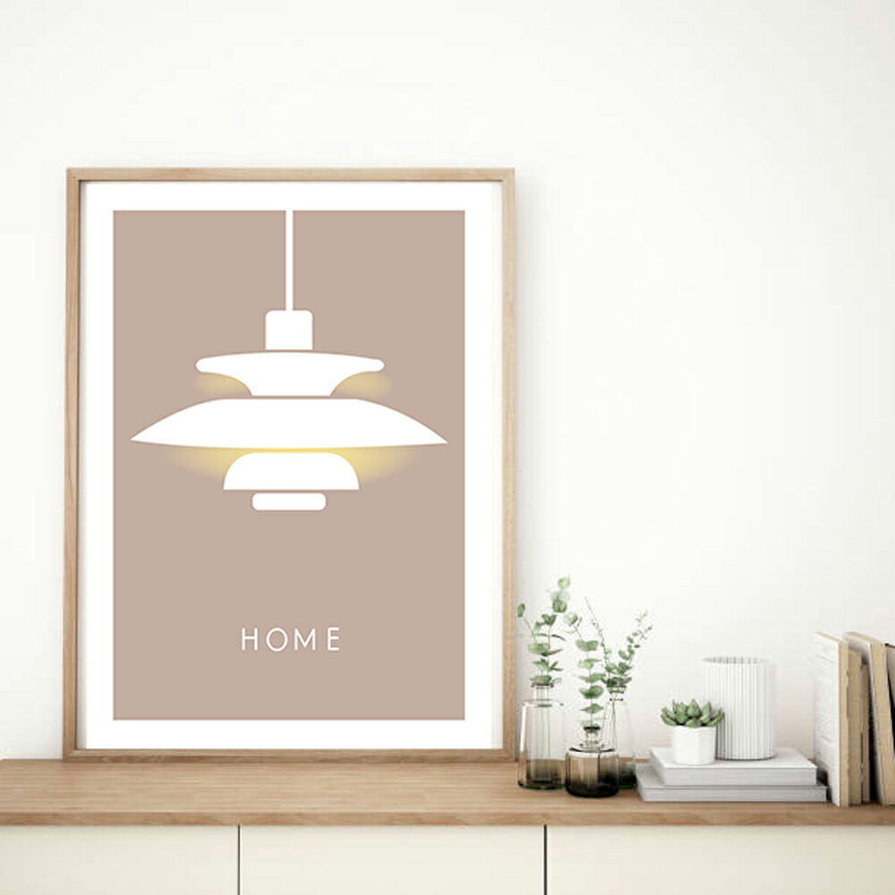 乐天商城 - アートポスター Lamp ランプ 50x70cmインテリア ポスター北欧 おしゃれ 絵画 絵 壁掛け モダン オーダー【受注生産】