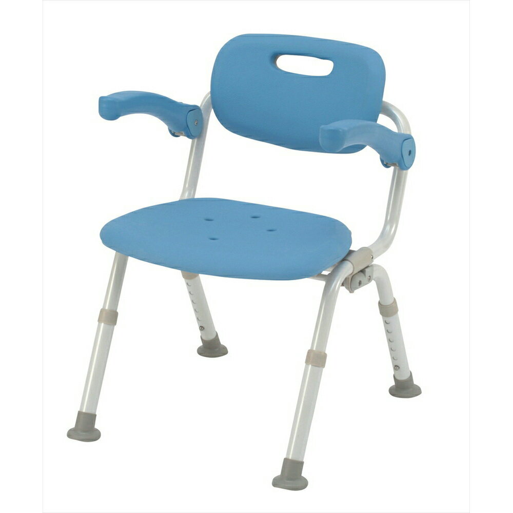 パナソニック ユクリア シャワーチェア [ユクリア] ミドルSPワンタッチおりたたみN ブルー