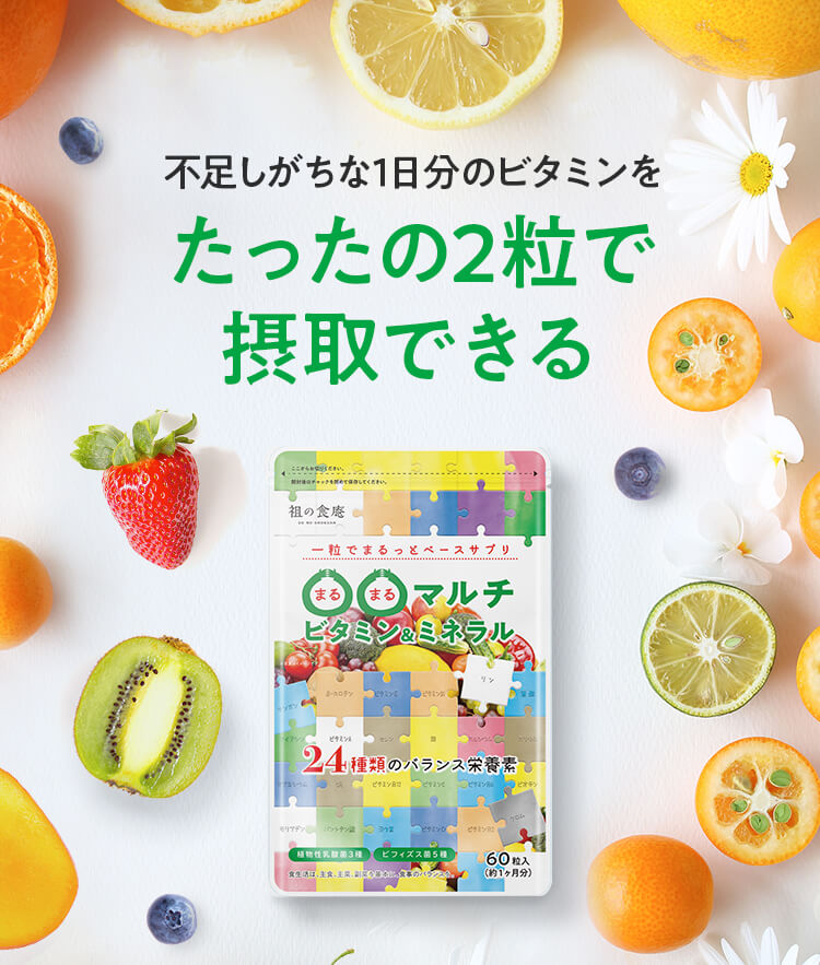 ＼【徳用】90日分まとめ買い半額！／30日分1,080円×3袋3,240円⇒送料無料1,620円！マルチビタミン＋マルチミネラル＋植物性乳酸菌3種＋ビフィズス菌5種 葉酸 ナイアシン ミネラル カロテン 鉄 亜鉛 カルシウム マグネシウム 3