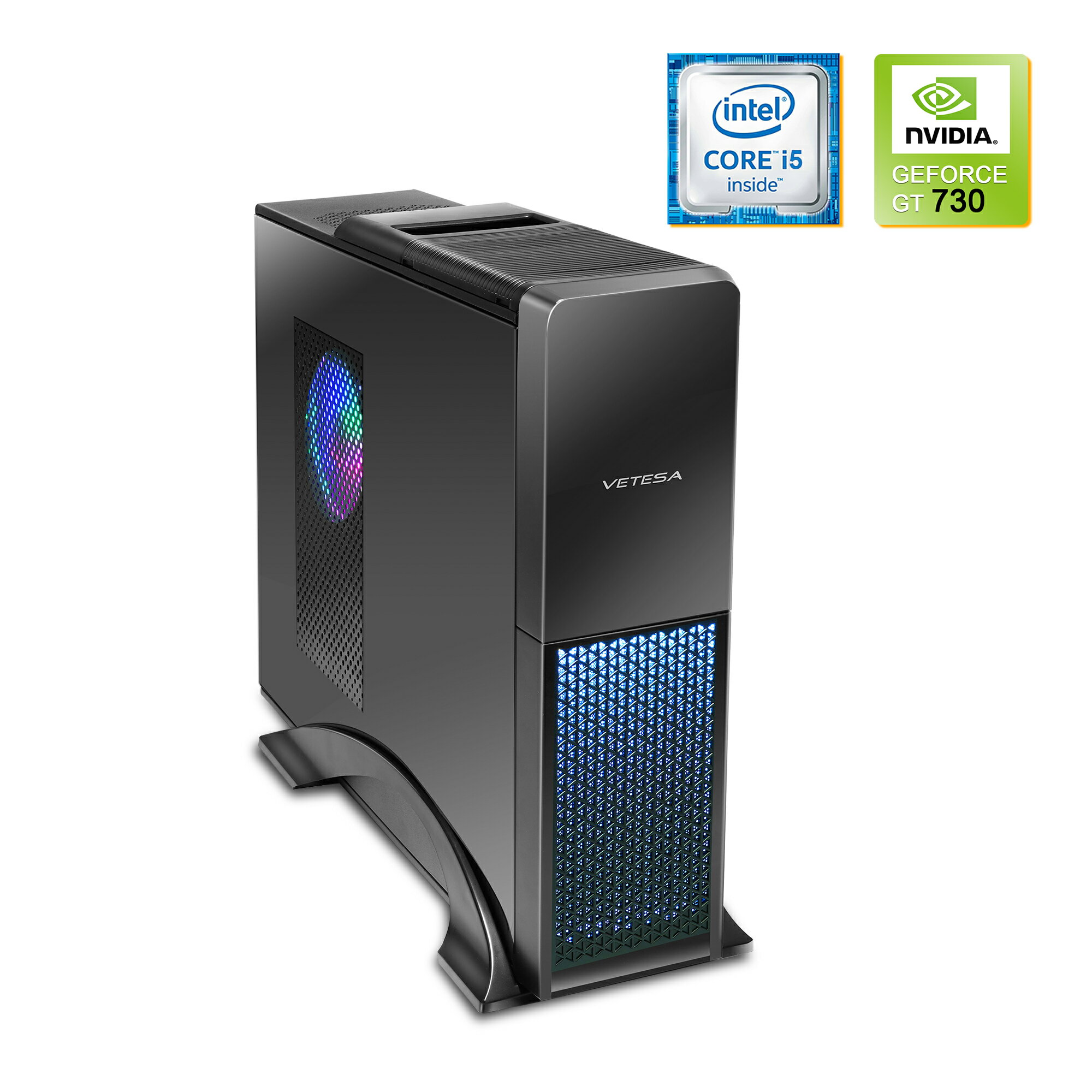 楽天蘇桜屋【4日20時～スーパーSALE!】ゲーミングデスクトップPC NVIDIA GeForce GT 730 初期設定済み インテル Core i5-2400 / 4コア Desktopメモリー:8GB/SSD:256GB USB 3.0/Type-C/HDMI 無線機能/ブラック パソコン デスクトップゲーミングパソコンoffice付き windows11