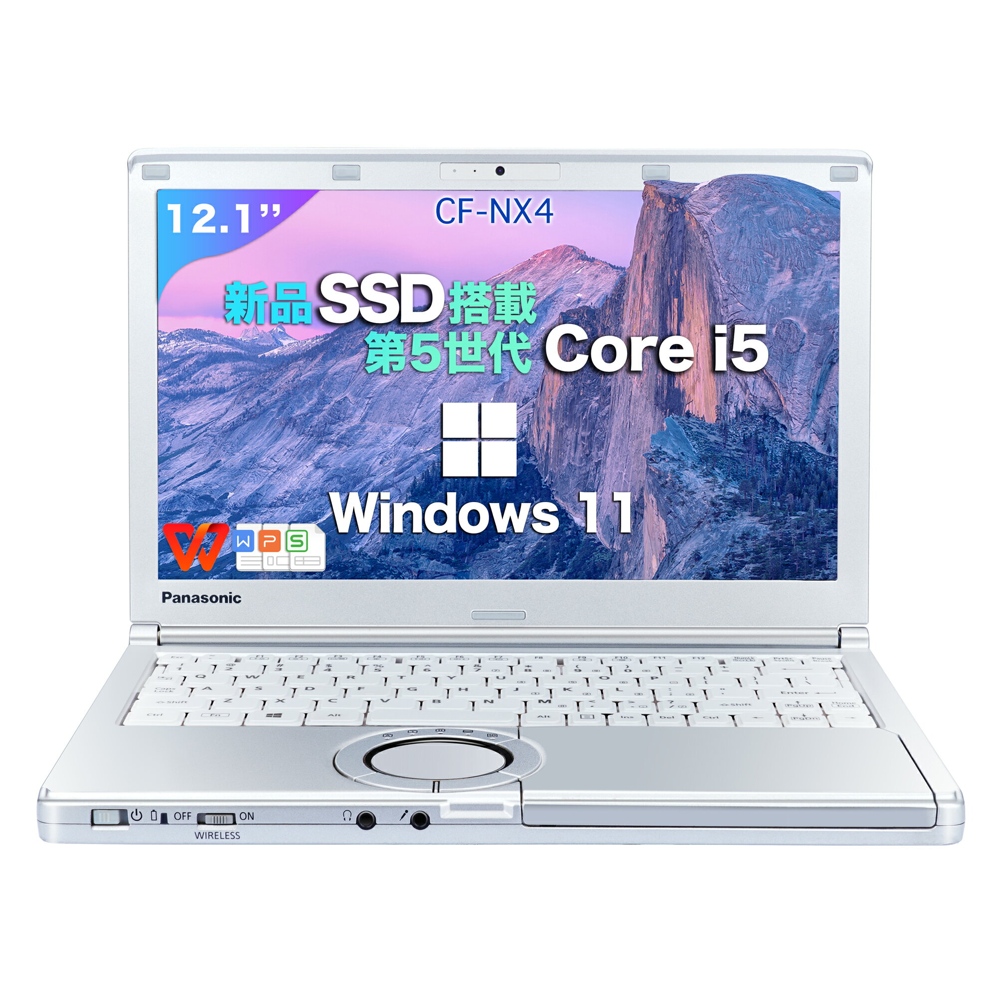 Ρȥѥ officeդ  Windows11 鿴Ը  ѥ Panasonic CF-NX4 ꡼ 5 CPU Core i5 8GB SSD256GB ߲ǽ 12վ Wi-Fi HDMI ΡPC åĥΡ 񻺥᡼    ƥ