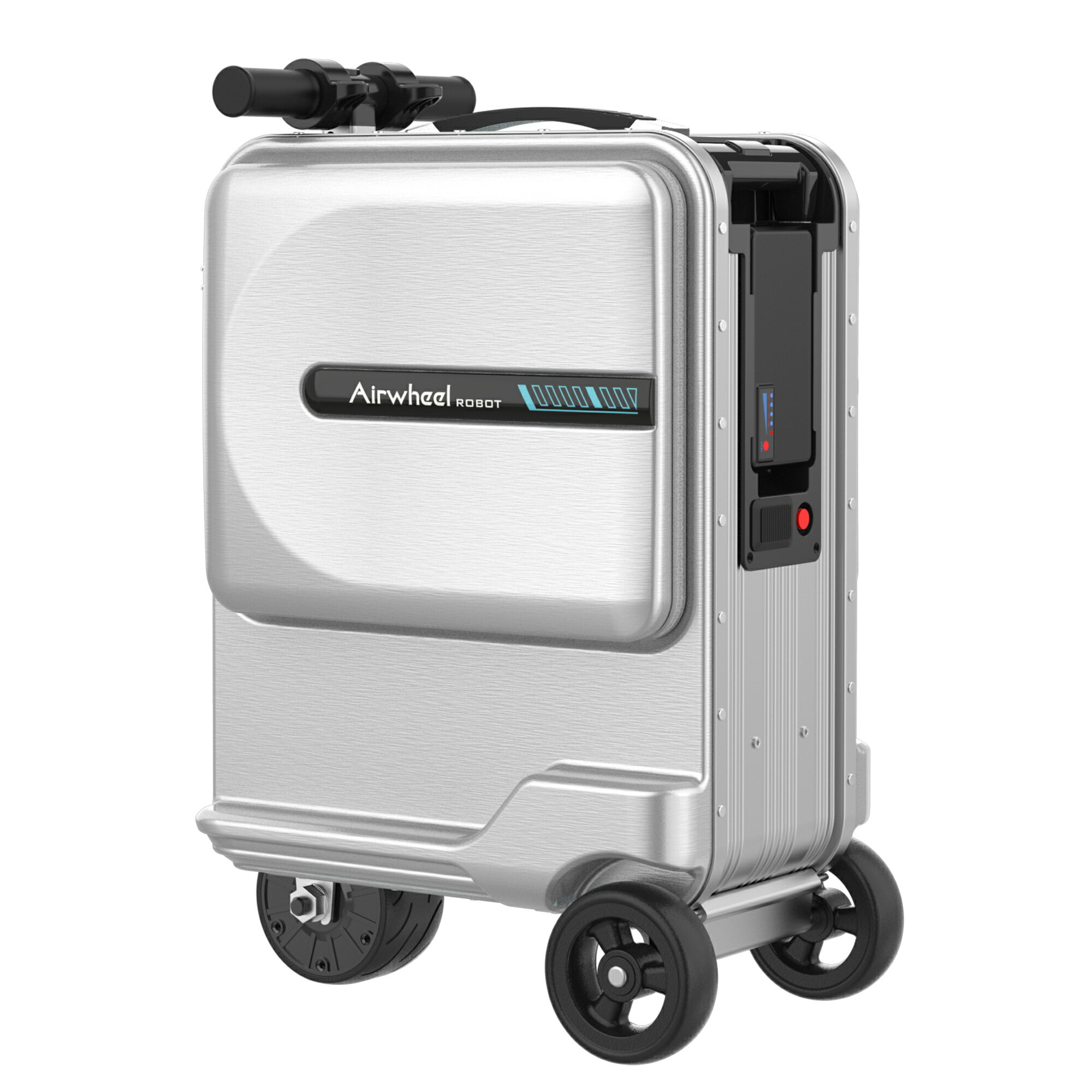 スーツケース 機内持込可 キャリーケース 電動ウォーキングスーツケース 電気スーツケース TSAロック搭載 静音キャスター ファスナー式 旅行 ビジネス出張 容量26L 機内持込 