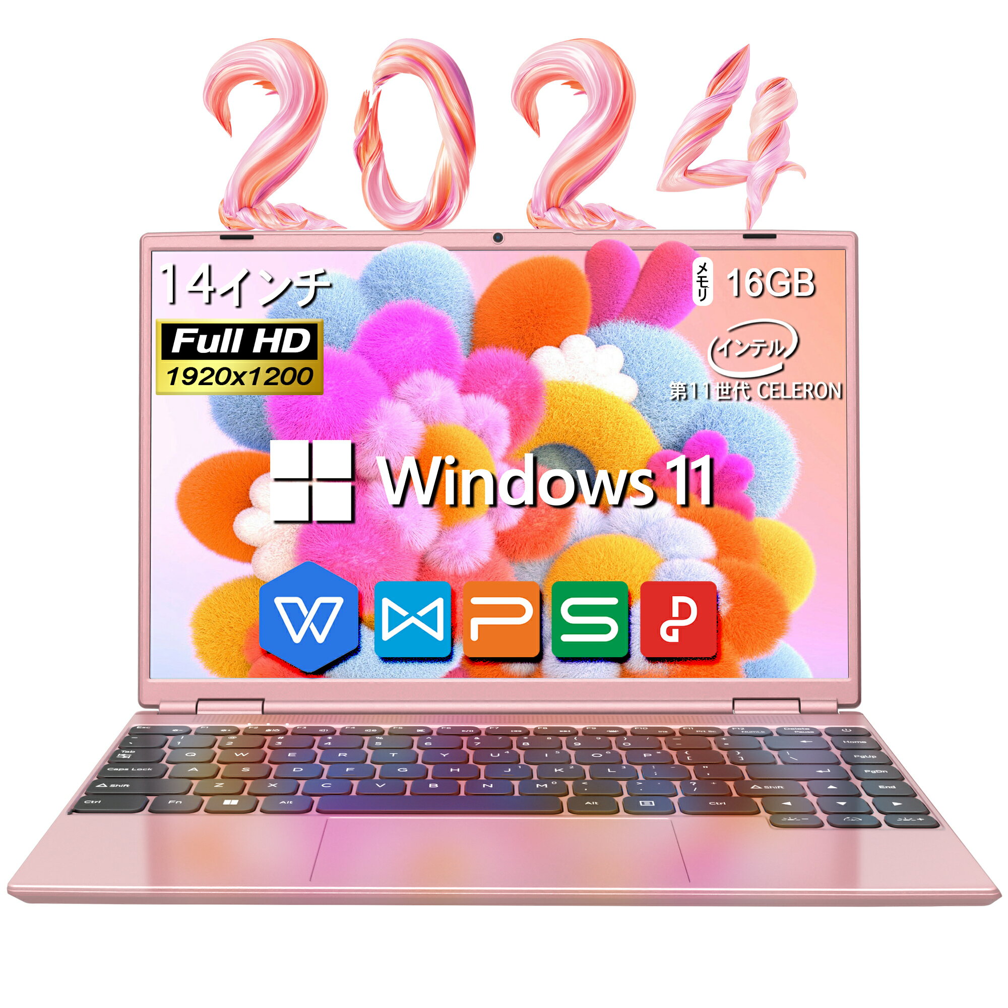 y2024Nfׁzm[gp\RVi officet m[gPC Windows11 14^ FHD1920X1200px ݒsv Intel Celeron N5095A8GB/16GB SSD256GB/512GB IPSt/WebJ/USB 3.0/miniHDMI/Wi-Fi/Bluetooth p\R WPS ^m[g Vip\R