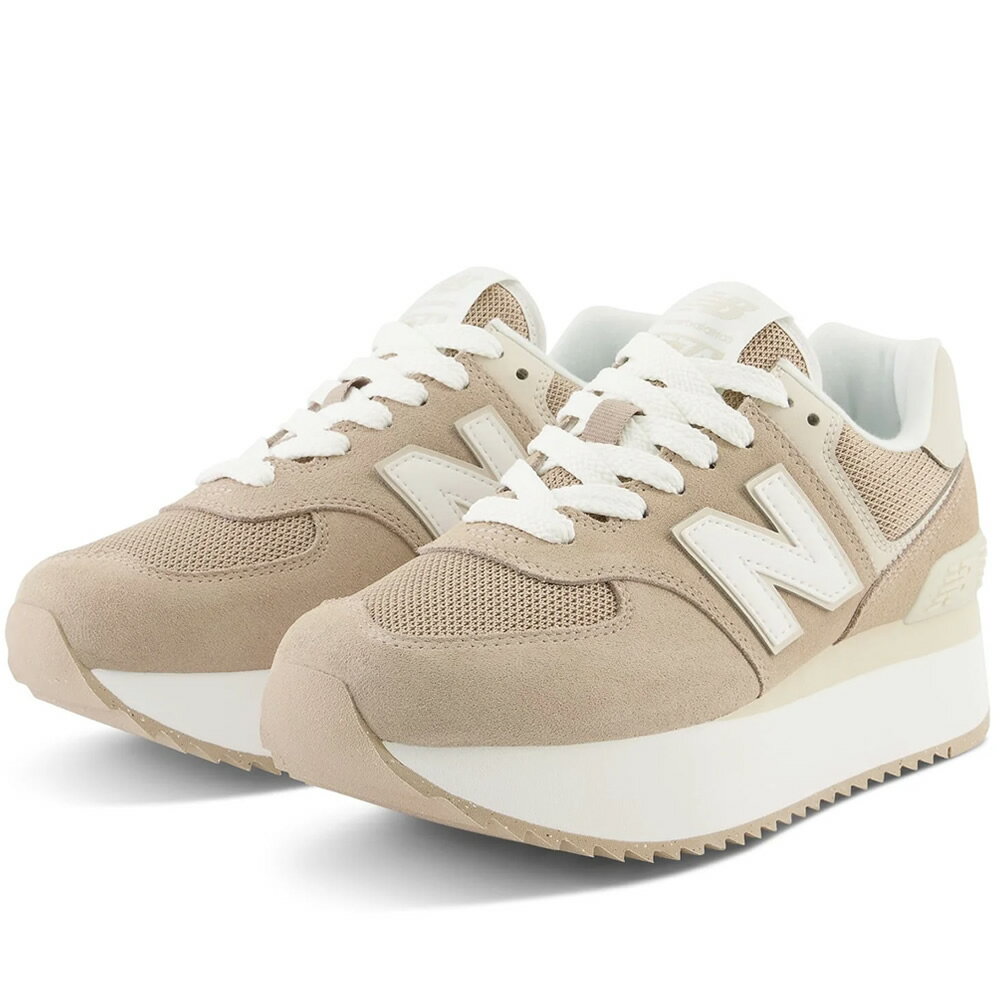 New Balance【ニューバランス】 WL574ZSM レディース 厚底 スニーカー 574 ライトブラウン