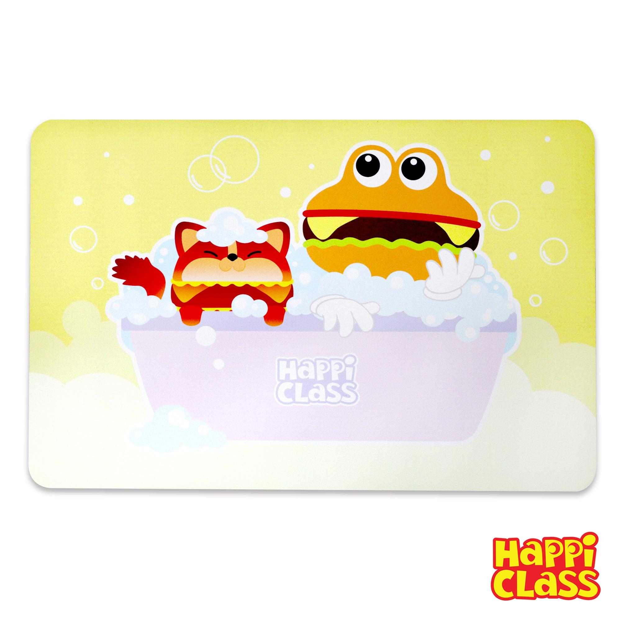 HEROCROSS ヒーロークロス バーガー君＆サンダーファイア バスマット フィギュア グッズ ハンバーガー