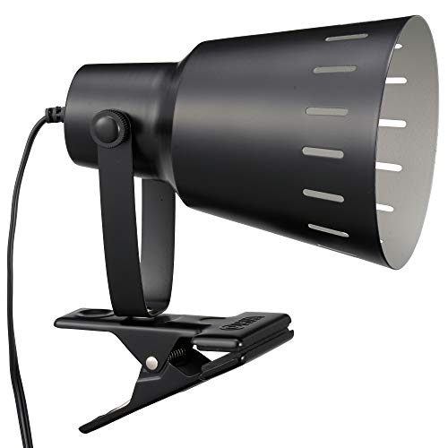 クリップライト E26 ブラック LTC-N126AW-K 06-0834 OHM オーム電機 送料無料