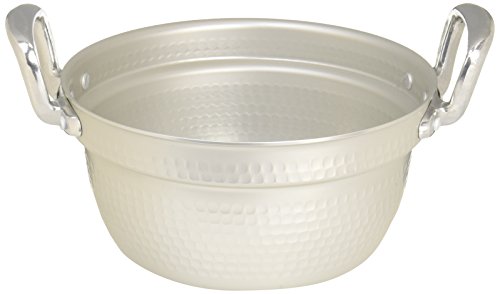 遠藤商事 TKG 料理鍋 両手 24cm アルミ製 アルマイト加工で直ぐに使えて変色しにくく、腐食に強い 外径×深さ(mm)255×12 送料無料