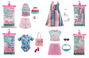 バービー(Barbie) ライセンスファッション 【ROXYコラボ】【ファッション8セット BOX販売】【着せ替え人形 服】【専用収納ケ 送料無料