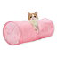 猫壱 (necoichi) キャットトンネル (ピンク) 送料無料