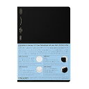 ニトムズ STALOGY ノート 1/2イヤーノート A5 ドット方眼 ブラック S4151 送料無料(3)