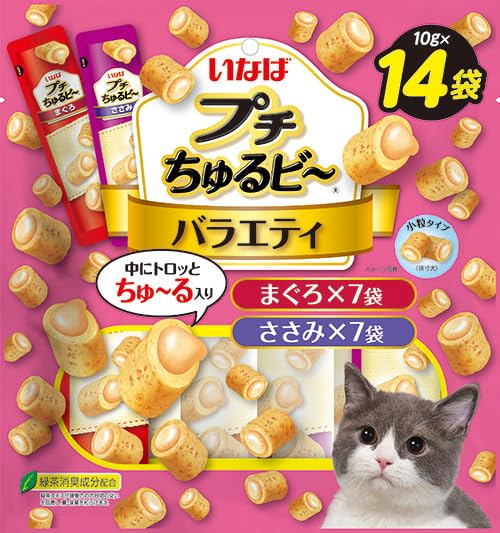 いなば プチちゅるビ~ バラエティ 10g×14袋 猫用おやつ 送料無料