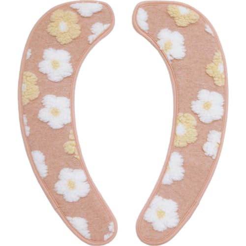 オカトー ふわりんこ 貼るタイプ 便座シート フラワーピンク ふんわりやわらかな肌触り 洗える 抗菌・防臭・消臭加工 送料無料