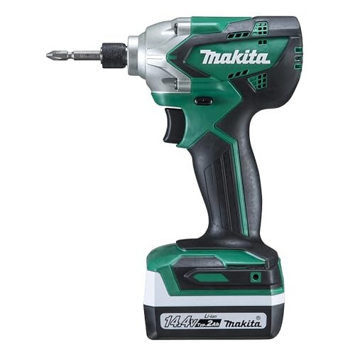 マキタ(Makita) 充電式インパクトドライバ 14.4V2Ah バッテリ2本・充電器・ケース付 MTD001DSAX 送料無料