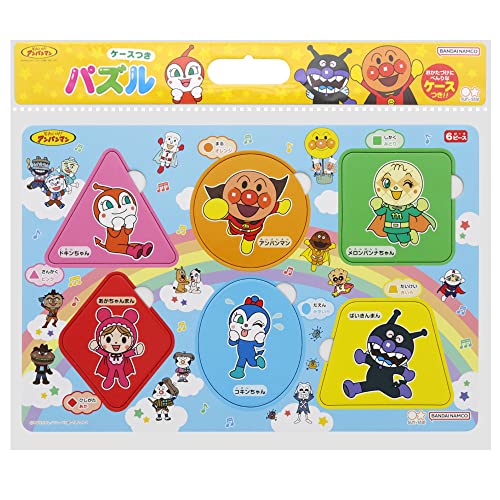 サンスター文具 ハッピーロッピーパズル6P かたち それいけ!アンパンマン 6840010A...