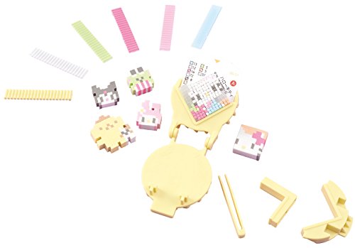 単品-/ワンサイズ/-・Style:単品・(C)'76、'88、'96、'01、'05、'12、'13、'18 SANRIO CO. LTD. (L) (C)BANDAI・(b)対象年齢 :(/b)8才以上電子レンジで消しゴムが作れるオリケシから、サンリオキャラクターズ スタンダードセットが登場。 レンジでしっかり固まった作品は、もちろん消しゴムとして使える。 【セット内容】オリケシ本体 1個、スペーサー 1個、ピンセット 1個、ケシゴムシート 9色35枚、デザインシート 11枚、ミラクルスティック 42本 (.co.jpより)