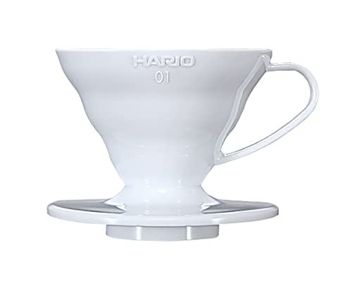 HARIO (ハリオ) V60 01 透過 コーヒードリッパー ホワイト コーヒードリップ 1~2杯用 VDR-01-W 送料無料