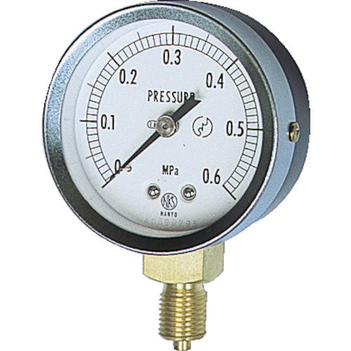 長野計器(Nagano instrument) JIS汎用形圧力計A枠(ストレート) 圧力レンジ(MPa):0.0〜0.10 GS50- 送料無料