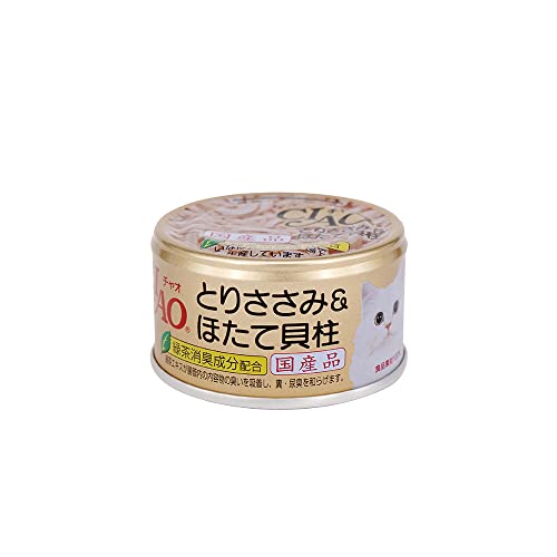 チャオ (CIAO) とりささみ&ほたて貝柱 85g×4個 送料無料