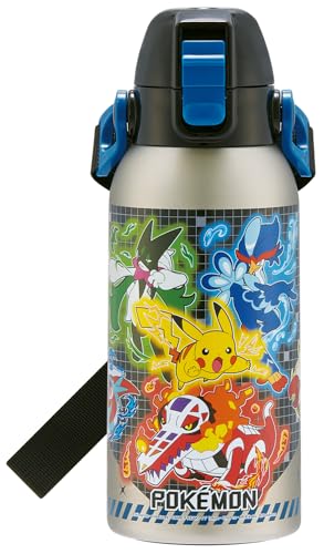 Other - スケーター(Skater) 水筒 子供用 直飲み 600ml ポケモン 25 男の子 保冷専用 ステンレス 軽量タイプ waterbot 送料無料