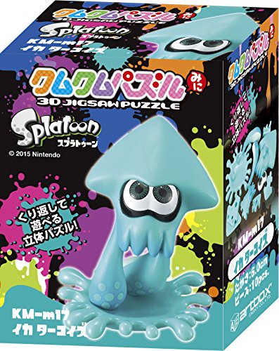 Rakuten - エンスカイ(ENSKY) スプラトゥーン イカ ターコイズ 6cm クムクムパズル 立体パズル 10ピース KM-113 送料無料