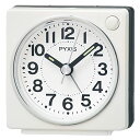 セイコークロック(Seiko Clock) 目覚まし時計 置き時計 アナログ 白パール 65×64×38mm PYXIS ピクシス NR 送料無料