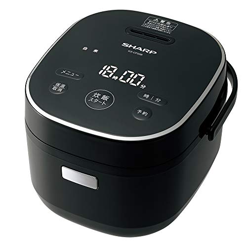 Microcomputer - 3 People - シャープ 炊飯器 KS-CF05B-B 3合 一人暮らし マイコン パン調理機能 ブラック 送料無料