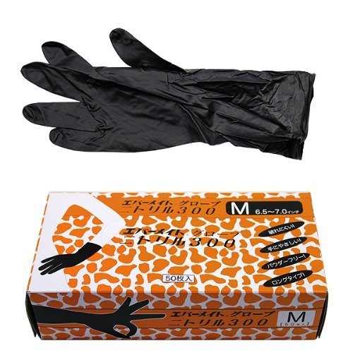 エバーメイト グローブ ニトリル300 M 50枚入 送料無料