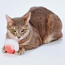 アドメイト (ADD. MATE)猫用おもちゃHappiness Cat 羽根付き手編みボールピンク 送料無料
