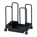 Belca ダンボールと梱包道具をまとめて収納 ダンボールストッカー 幅41.8×奥行31×高さ45.3cm ブラック 収納したまま簡単 送料無料