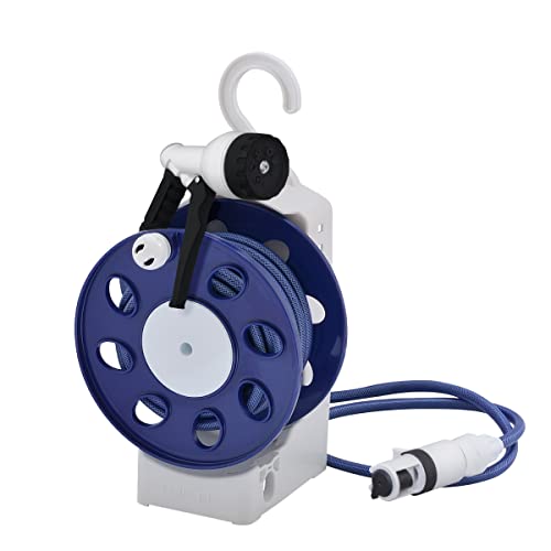 タカギ(takagi) ホース ホースリール オーロラLIGHT 10m 軽い コンパクト R1410NB 送料無料