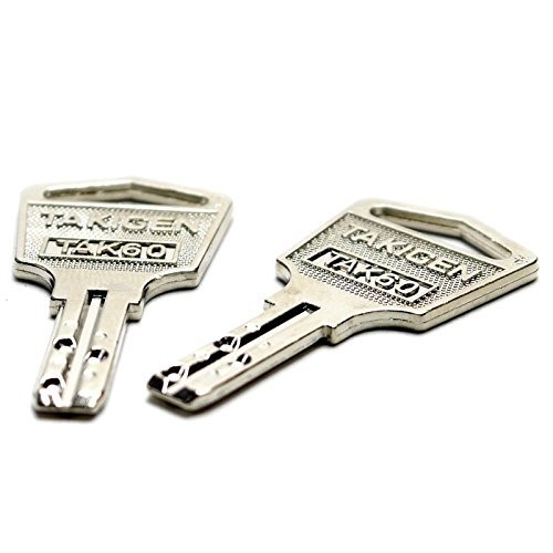 タキゲン TAK60 スペアキー 合鍵 純正品 2本セット 送料無料