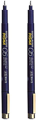 サクラクレパス 水性マーカー ピグマ 0.5mm 黒 ESDK05#49 2個セット 送料無料