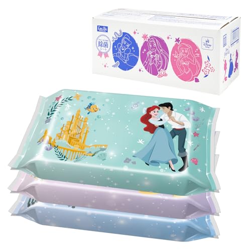 レック(LEC) ディズニー ノンアルコール 除菌 ウエットシート 60枚 × 20個 (ディズニープリンセス) / 1..