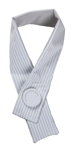 [グローバル・ジャパン] Icy氷嚢マフラー 暑さ対策 首元 アイシング 氷のう クールタオル 冷感マフラー ひんやり (ストライプベー 送料無料