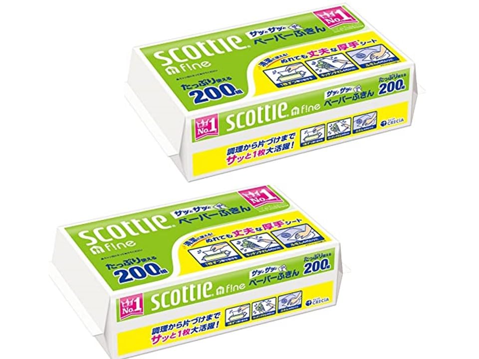 �X�R�b�e�B �y�[�p�[�ӂ��� �T�b�ƃT�b�� 400��(200�g)×4��