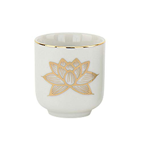 【お仏壇のはせがわ】 仏壇 湯呑み 仏具 湯のみ 湯呑み 白金蓮1.6 Y 送料無料