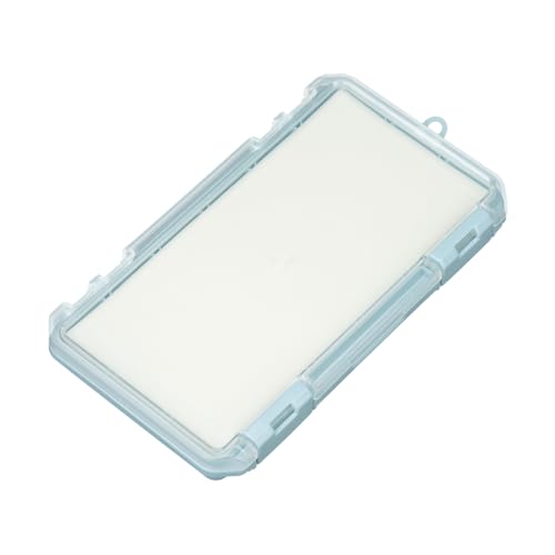 JEJアステージ 推し活 収納ケース ブルー クッション付 コレクションケース 浅型 230HA 持ち運び 缶バッチ、アクリルグッズ、キ 送料無料