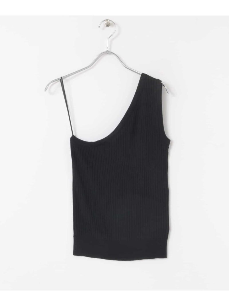 【SALE/70%OFF】ワンショルダーニットトップス SENSE OF PLACE センス オブ プレイス トップス ニット ブラック オレンジ ブラウン【R...