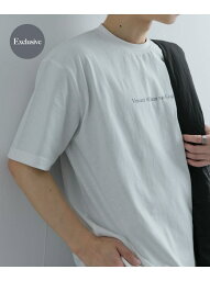 『別注』グラフィックアートTシャツ(5分袖)D SENSE OF PLACE センス オブ プレイス トップス カットソー・Tシャツ ホワイト ブラック パープル【送料無料】[Rakuten Fashion]